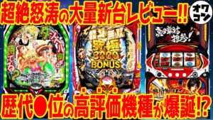 【新台レビュー】全13機種の濃厚レビュー!!低評価率91.5%の残念機種から神機種まで盛りだくさん【真北斗無双4 ダンベル何キロ持てる？他】