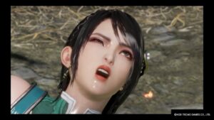 三國無双8 empires 攻撃を受けた星彩の表情♪